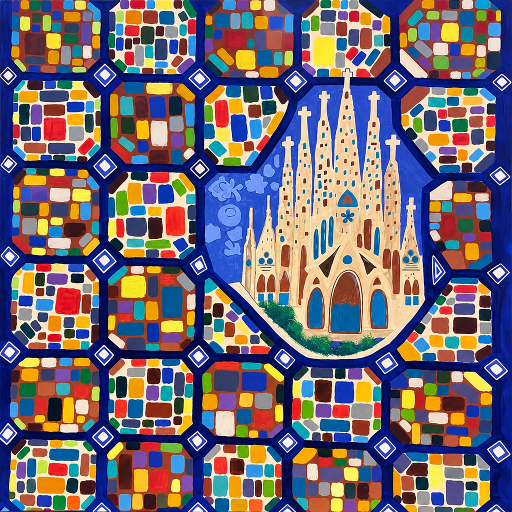 Barcelona Code|Sagrada Mosaic