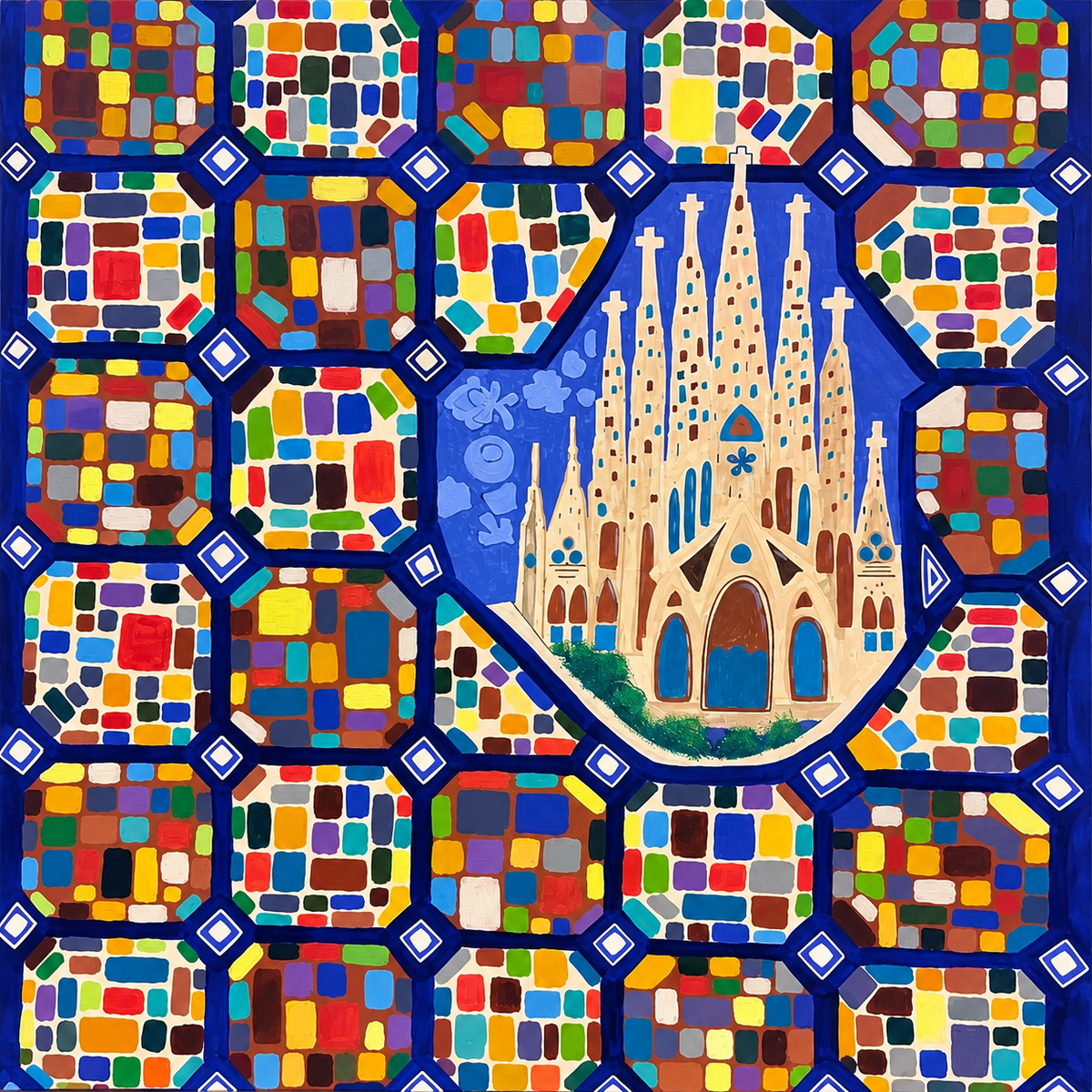 Barcelona Code|Sagrada Mosaic